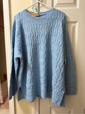 Vero Moda Light Blue Cable Knit Sweater